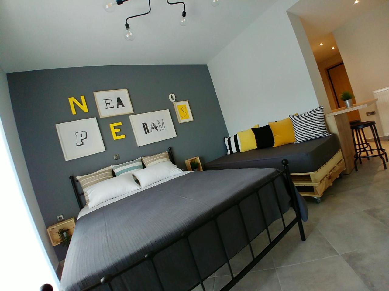48 Downtown Lofts Apartment Néa Péramos Bagian luar foto