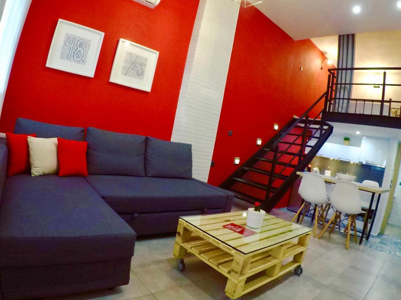 48 Downtown Lofts Apartment Néa Péramos Bagian luar foto